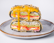 Суші бургер з Лососем