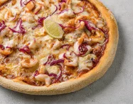 Піца з креветками та брі